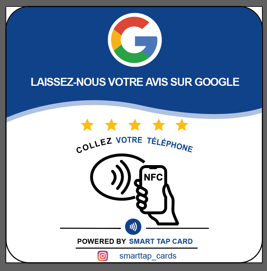 NFC Tag for Google Review (Français)